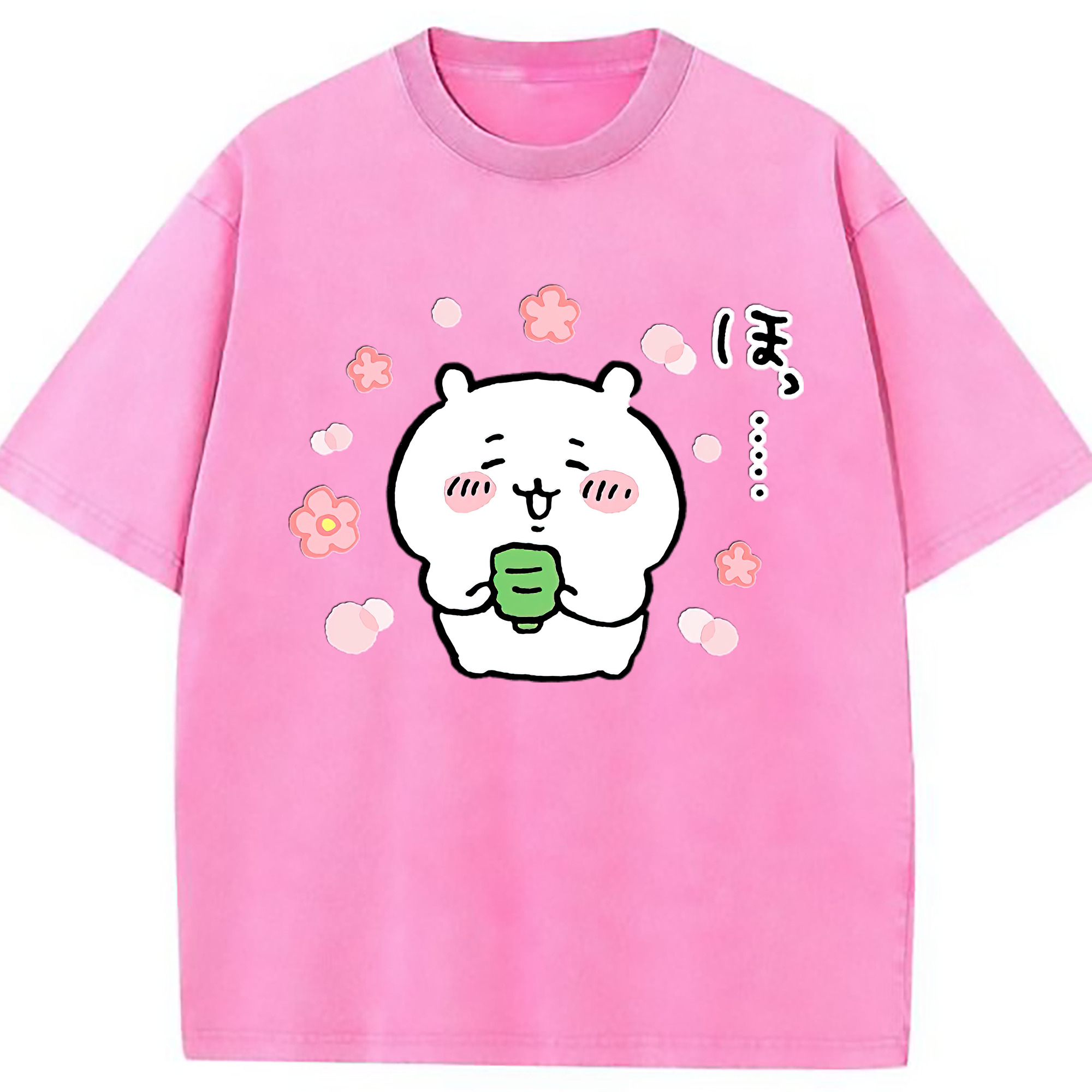 （画像用） ちいかわ ちいかわ Chii-kawa chiikawa 綿100% ヴィンテージ風 半袖Tシャツ（フロントプリント）